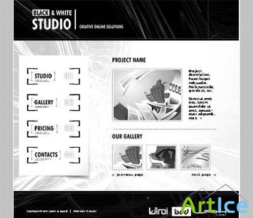 TM 9253 Black&White Studio