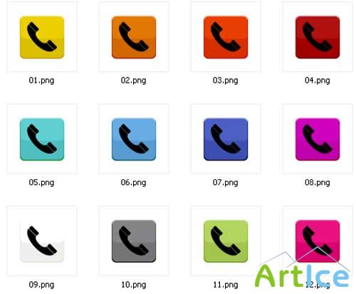 Vector Telephone Icons