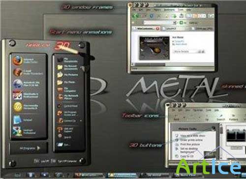 3D Metal Themes