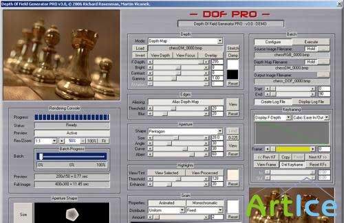 Depth of Field (DoF) Generator PRO 3.0 Build 74