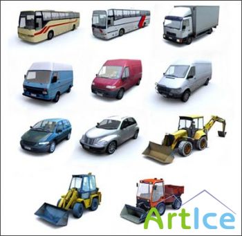 3D Vehicles 016-026