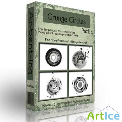 Grunge Circles Brush