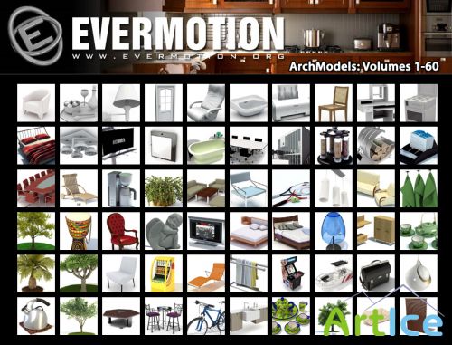 Evermotion - ArchModels Vols. 1-60