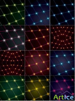 Nodes Background Vector