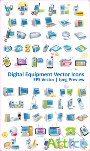 Digital Equipment Vector Icons