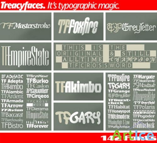 Treacy Face Fonts