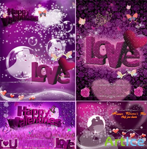 Love PSD template 3