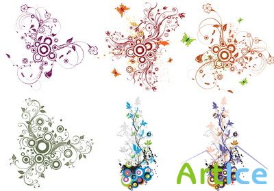 Floral Vector Curves