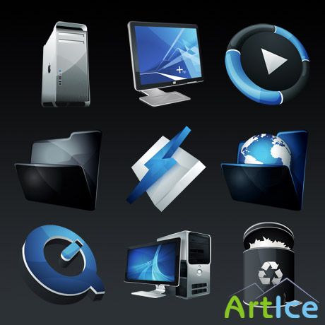 HP Dock Icon Set