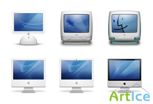 iMac Generations V2 (by Nando studio)