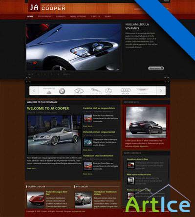 JA Cooper joomla 1.5 template