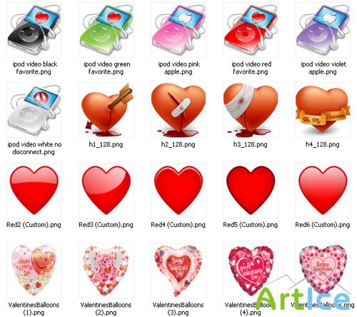 Valentine's Day Icons