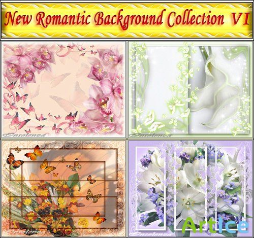 PSD Romantic Backgrounds 6