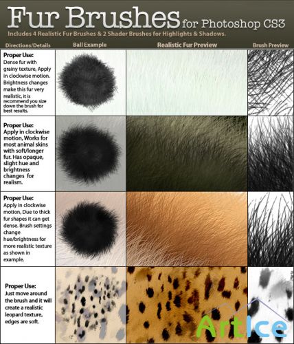 Fur Brushes