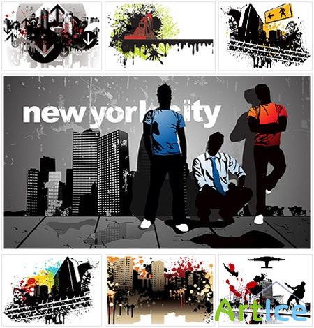 city style vectors