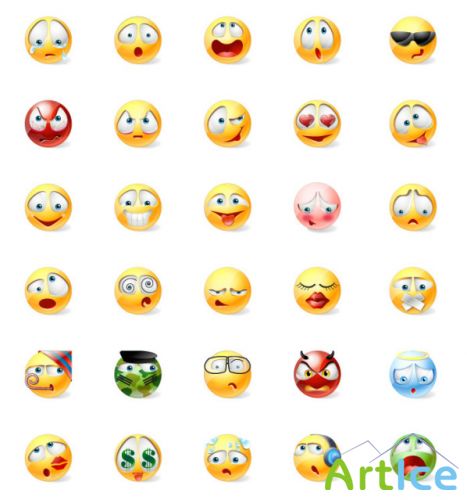 Vista Style Emotions Icons