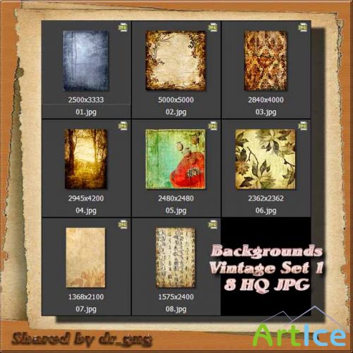 Cliparts / BackGrounds / Vintage Set 1