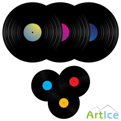 Vinyl LP Vector