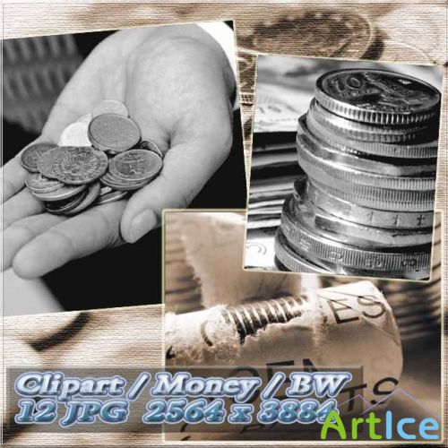 Money / Clipart (Black & White)