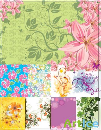 Flower Vector set