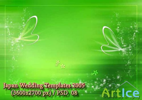 Japan Wedding Templates / (3600x2700) / PSD_08