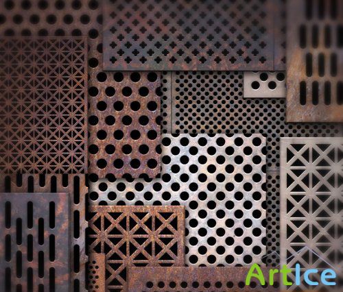 Perforated Sheet Metals Texture Package - Sub Dimension Studio