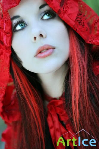 Woman in Red