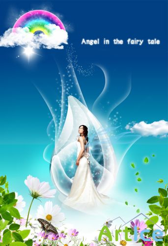 Angel in the fairy tale