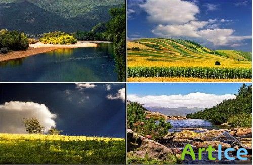 Landscape  The Alps