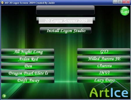 AIO 20 Logon Screens 2009