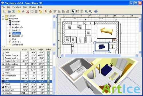 Sweet Home 3D 1.6 Portable