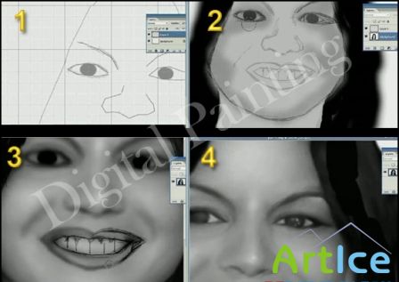 Face Digital Painting Tutorial