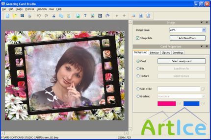 AMS Greeting Card Studio 1.75 Portable