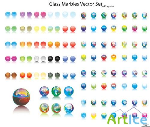 Vector Marbles icons