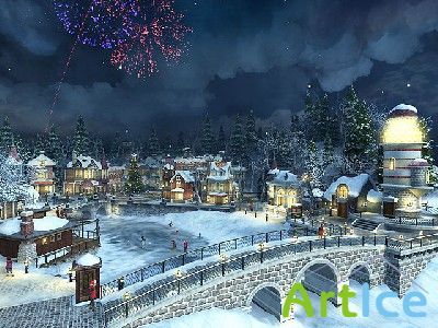 Snow Village 3D Screensaver 1.1.0.2