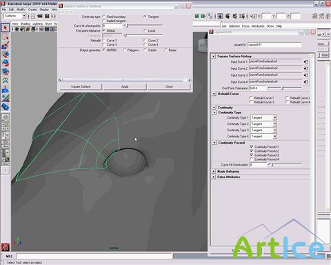 NURBS: Maya 2009 /  HELP (2008)