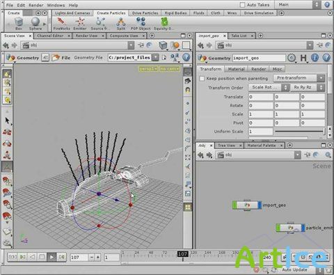 Digital Tutors: Introduction to Dynamics in Houdini (2007)