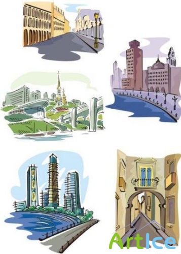 Vector Clipart - City