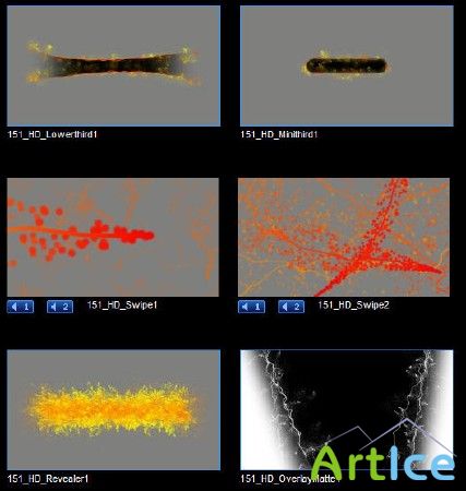 Digital Juice - Editors Toolbox I.Set 151 Particle Vines