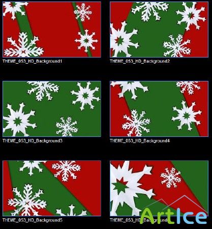 Digital Juice - Editor's Toolbox I.Theme Set 053 Paper Snowflake