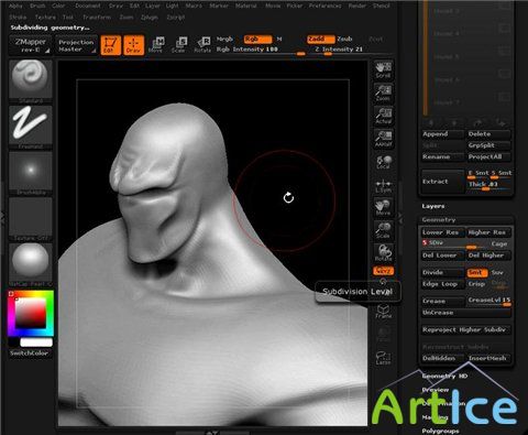 Digital Tutors: Character Creation in Zbrush (2009)