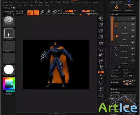 Digital Tutors: Character Creation in Zbrush (2009)