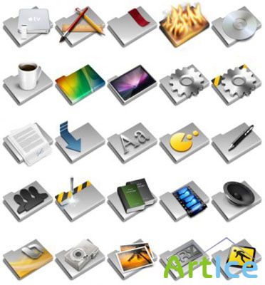 Pry Aluminium Icons