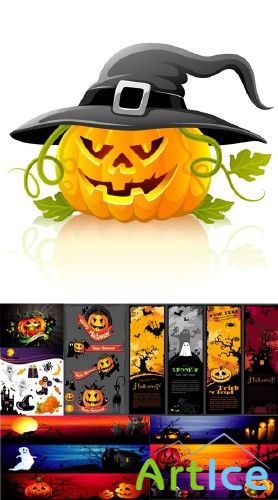 Mix halloween vector