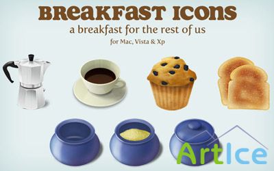 Breakfast icons