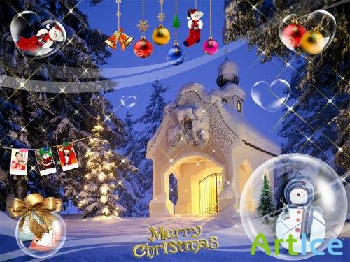 Merry Christmas PSD Template