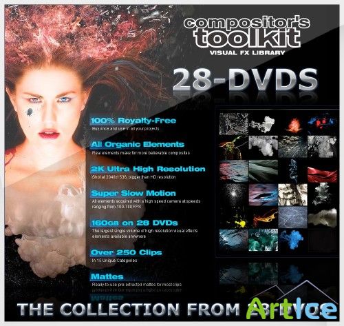  Digital Juice Compositors Toolkit VFX Library 28DVDs