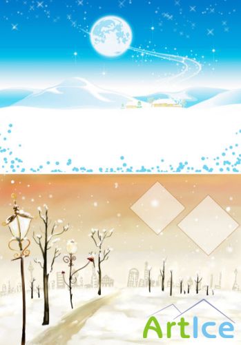 PSD -   3  PSD - Winter fairy tale 3