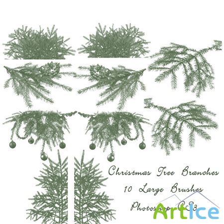 Christmas Tree Branch Brushes