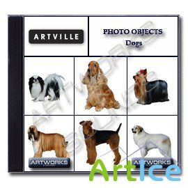 Artville Photo Objects PO018 - Dogs